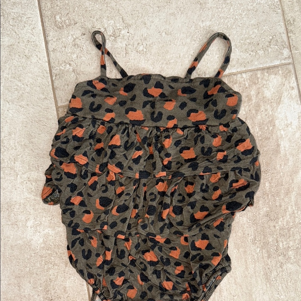 Posh Peanut Ruffle romper